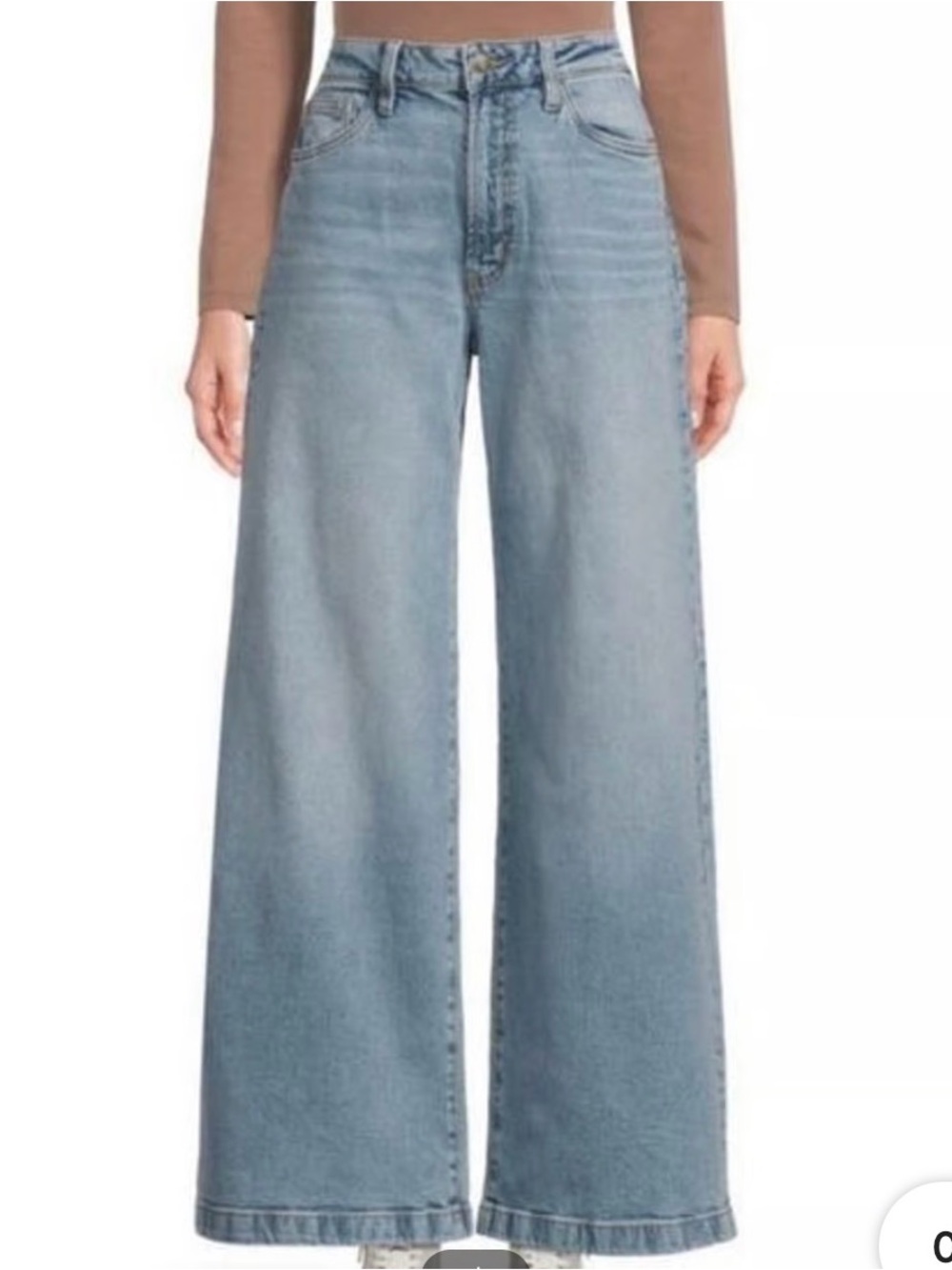 Hudson Jeans Wide Leg Light Blue Denim